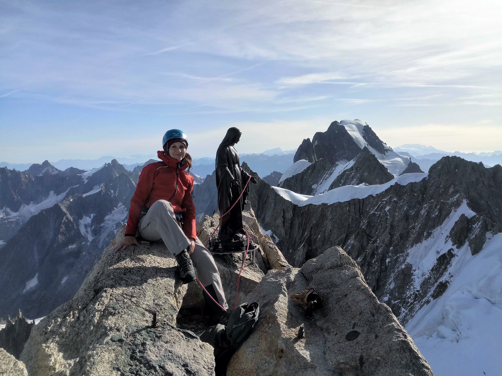 Cumbre del Dent du Geant 4013m