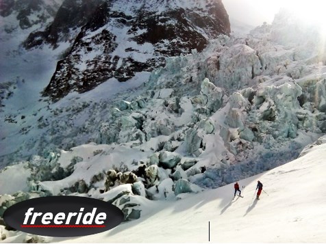 Descenso del Valle Blanco con Esquís | Chamonix | Alpes